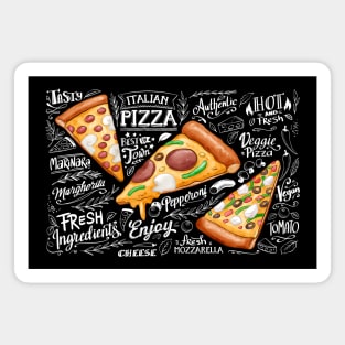 Backboard Pizza Theme Magnet